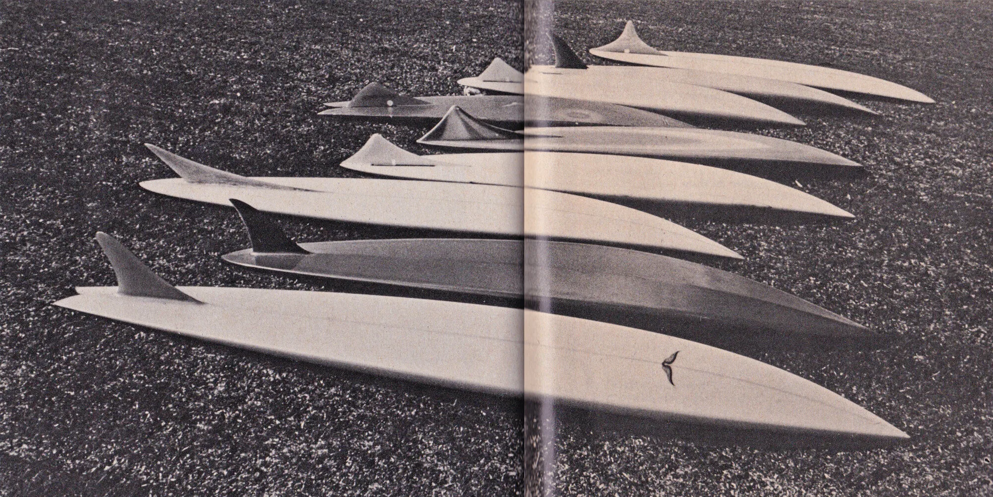 Keel fins, Surfer July 1974