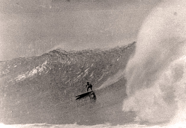 George Downing, big wave board, Makaha
