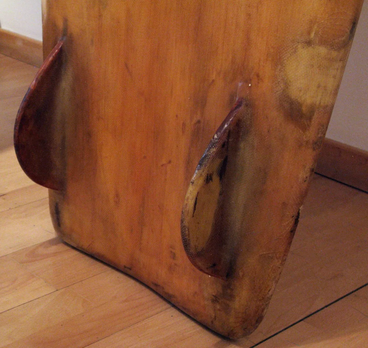 Bob Simmons dual keel (1950's) Surf Craft exhibit Mingei International Museum photo: Merson