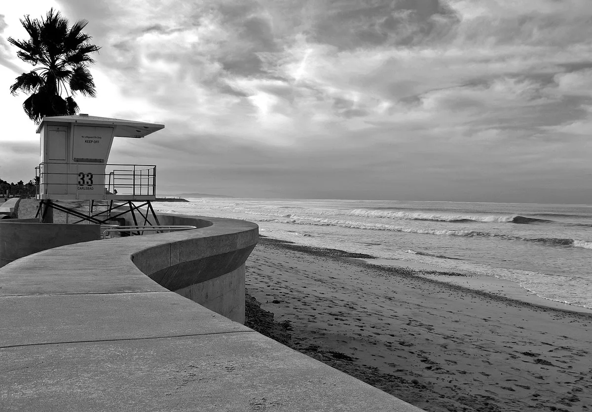 Carlsbad sea wall