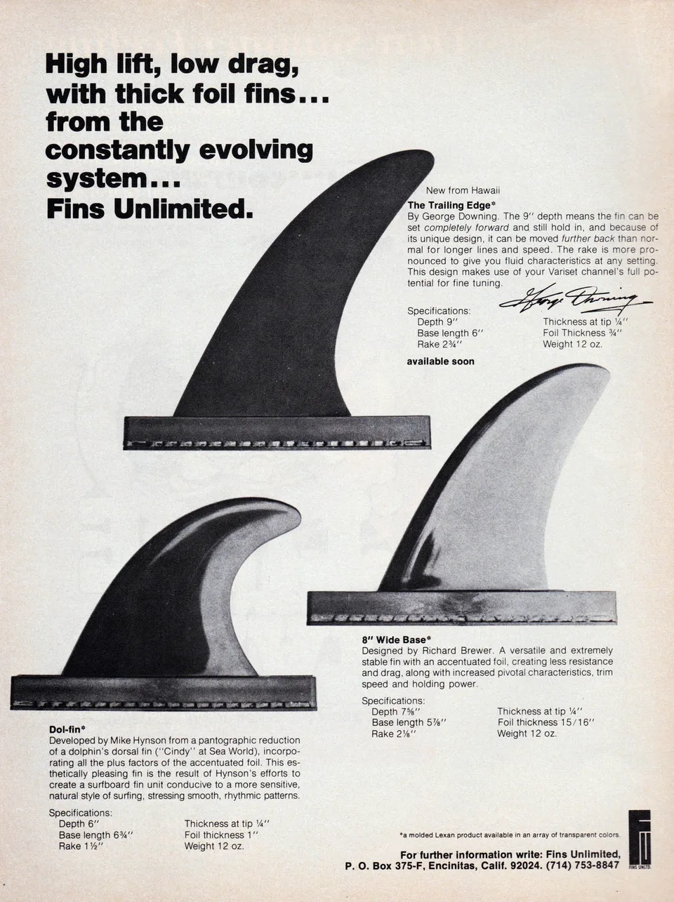 Vintage Fin Ads