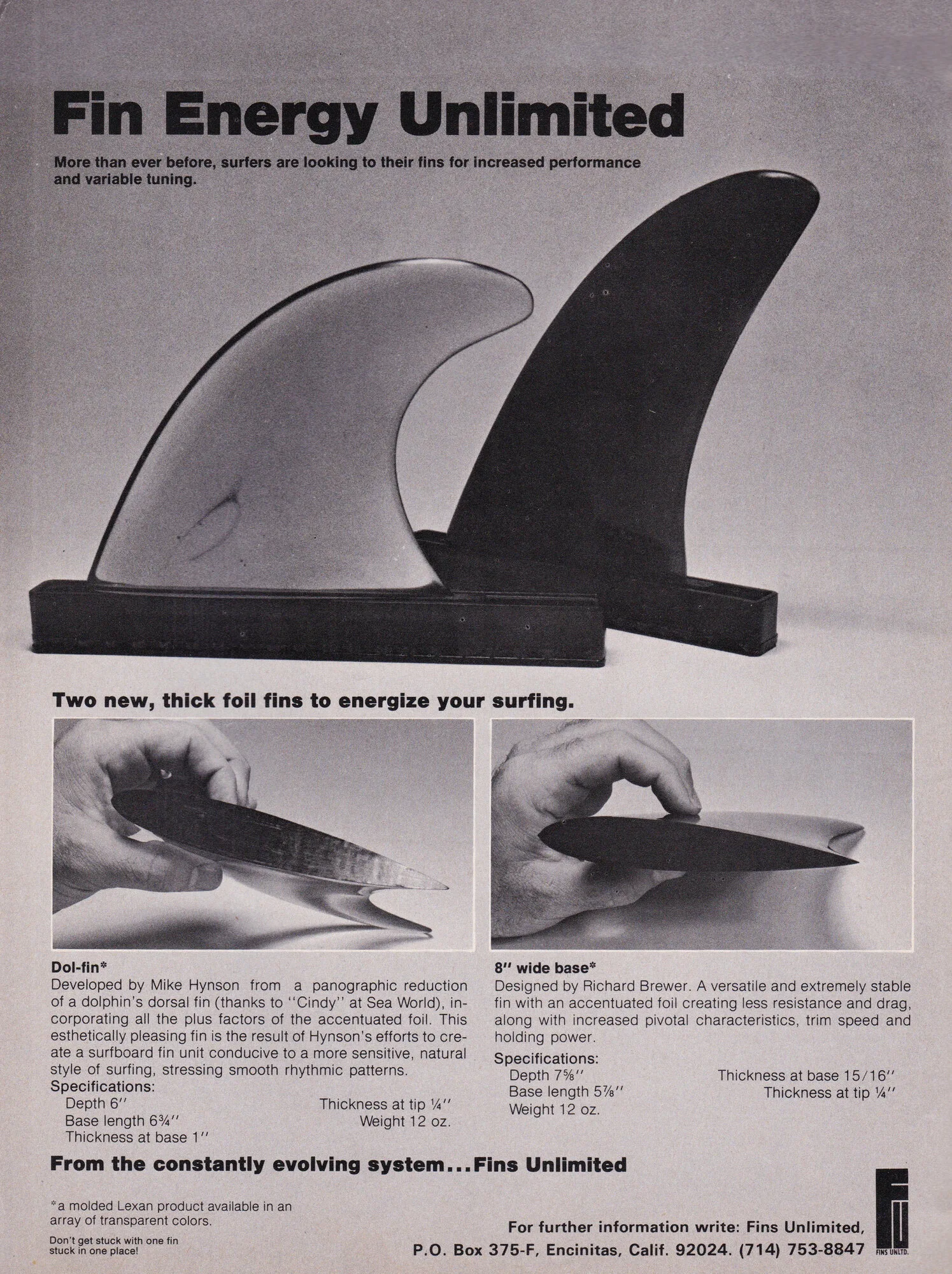 Fins Unlimited: Fin Energy Unlimited, 1974