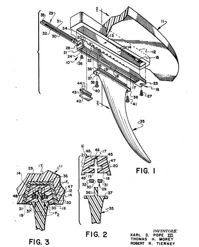 Pope Adjustable fin