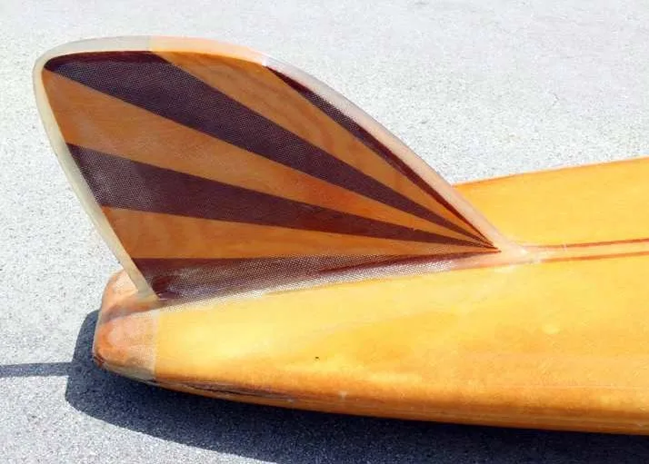 Wood Sunburst Fin (mid-1960's)