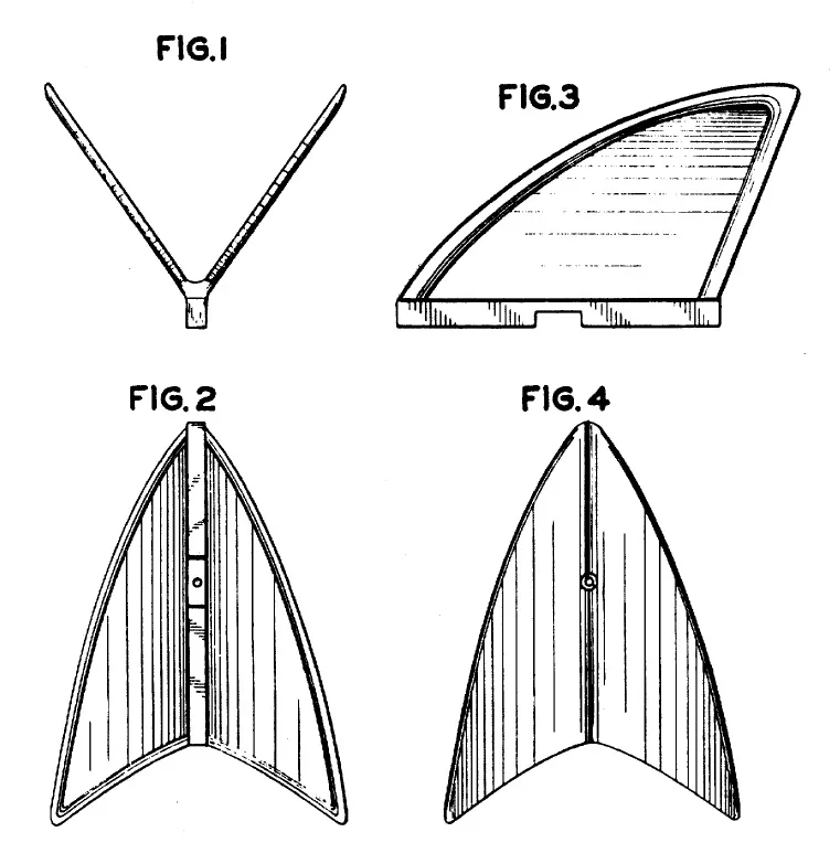 Vann Dual surfboard fin