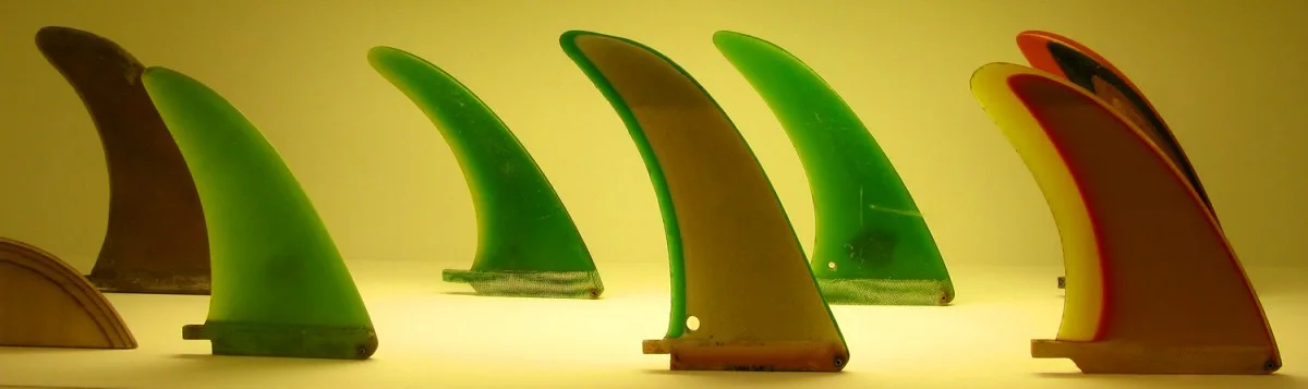 Fins, Surf Craft exhibit Mingei International Museum photo: Merson